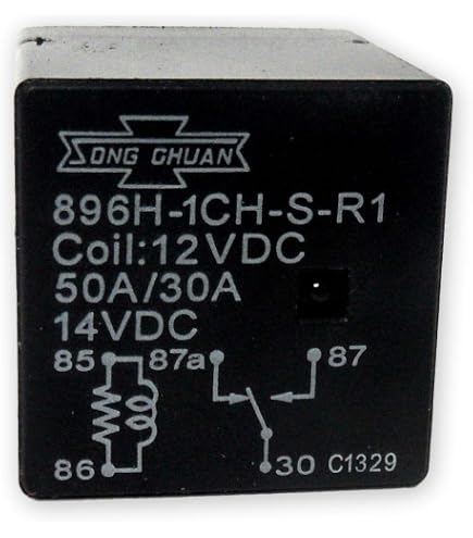 1pc SONG CHUAN 871 1C C D1 12VDC Power Relay 5Pin 1pc SONG CHUAN 871 1C C D1 12VDC Power Relay 5Pin