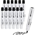 carrotez Retractable Dry Erase Markers, Click Dry Erase Whiteboard Markers, Bullet Tip, Thick Barrel, 12 Count, Black