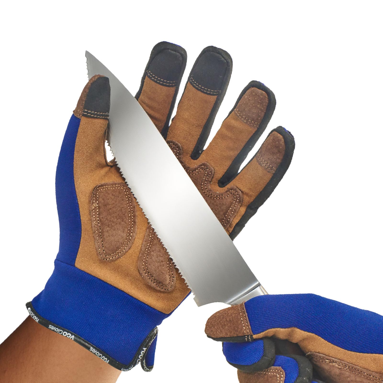 Vgo... 1Pair Cut Resistant Work Gloves,Cut Proof Gloves for Men, ANSI Level 5 Cut Resistant Gloves, Gardening Gloves Men,Safety Work Gloves,Puncture protection,Thornproof,Touchscreen(SL7475CTA5,M)