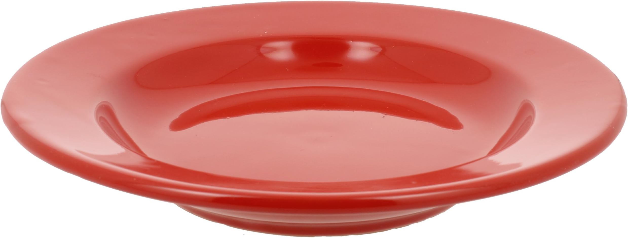 Coli Bakeware Italian Ceramic Classic Deep Flat Dish, 9-Inch, Red