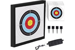 SPG Archery Target for Backyard Adult - EVA Foam Big Archery Target for Bows up to 50 Lbs, Durable Bow and Arrow Target for Backyard Shooting Practice with Arrow Puller