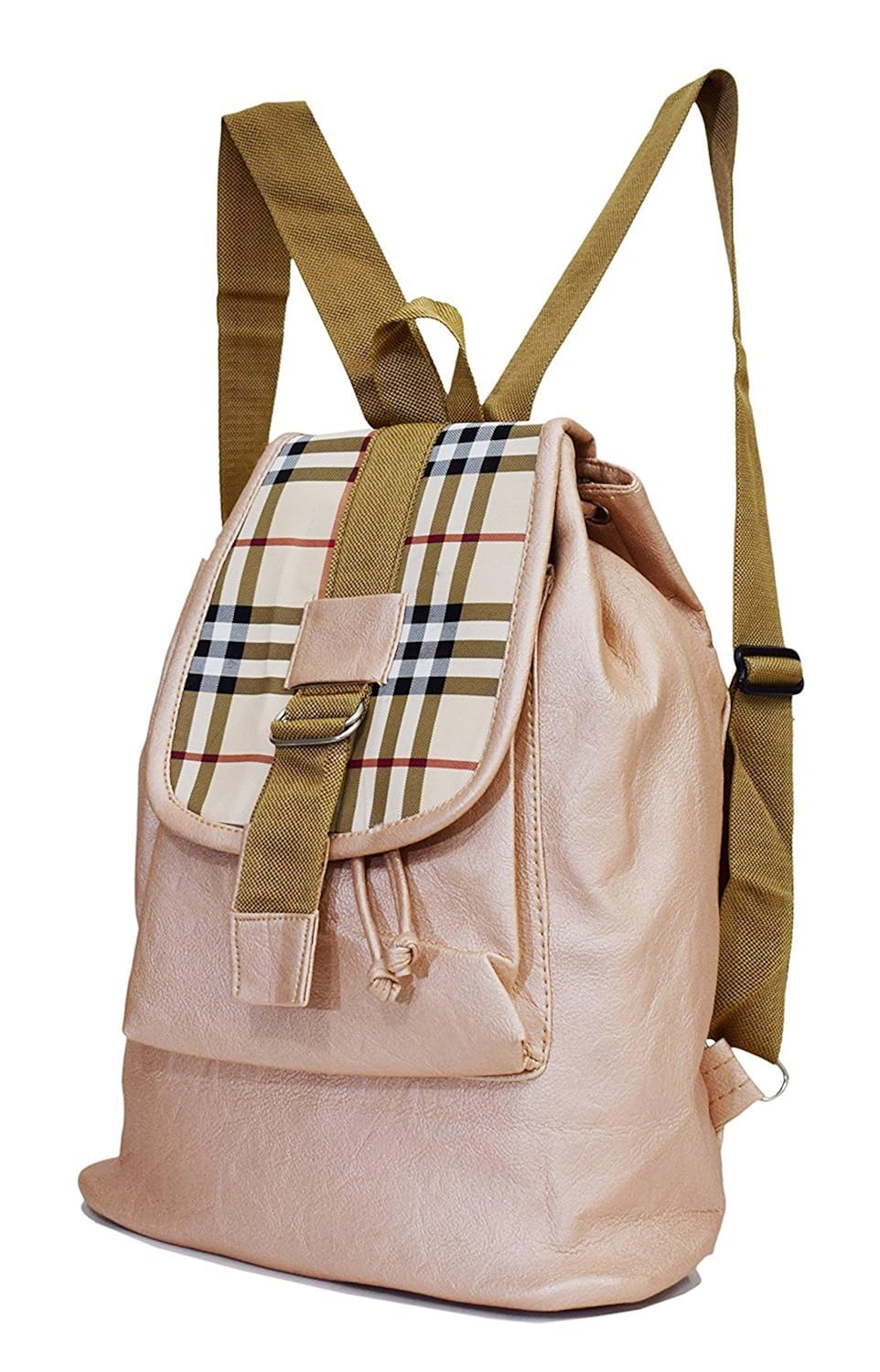 damdam stylish pu leather women's backpack handbags