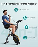 MERACH Multifunctional Foldable Exercise Bike 16 Resistance Levels 300lbs view 7
