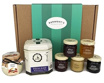 The Ultimate Great British Afternoon Tea Hamper - Including Tea, Clotted Cream, Jams, Preserves & Marmalades - Hamper Exclusi