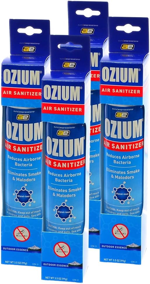 Ozium Spray 3.5oz Ozium Air Sanitizer 4-PACK