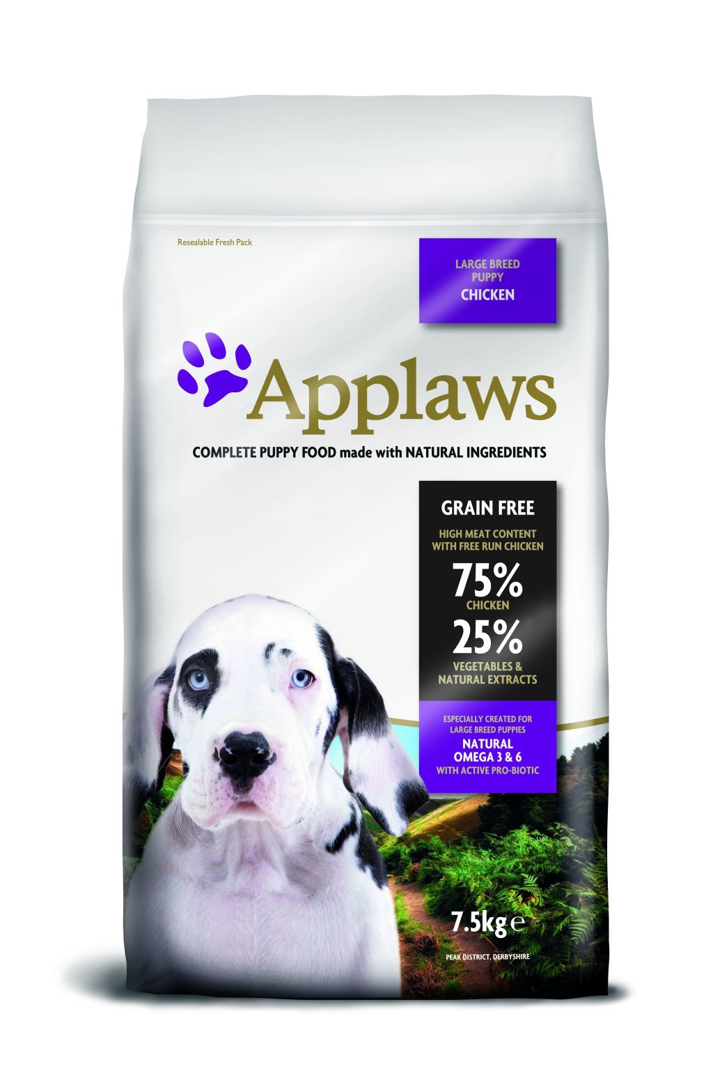 Applaws Natural, Complete Dog Dry 2kg Large Breed Puppy Chicken
