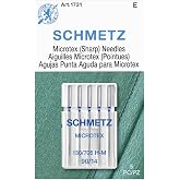 SCHMETZ Microtex Sharp Sewing Machine Needles - Quilting &amp; Topstitching Supplies, Size 90/14, 5-Needle Card, Pack of 1