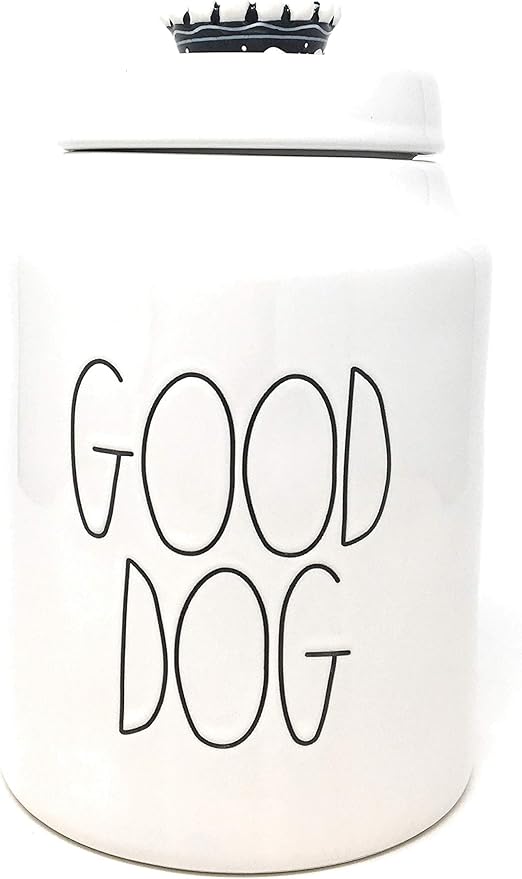 rae dunn good dog jar