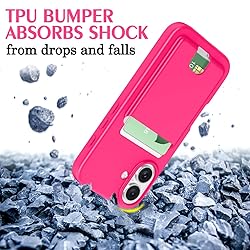 Petocase for iPhone 16 Plus Wallet Case Card Holder