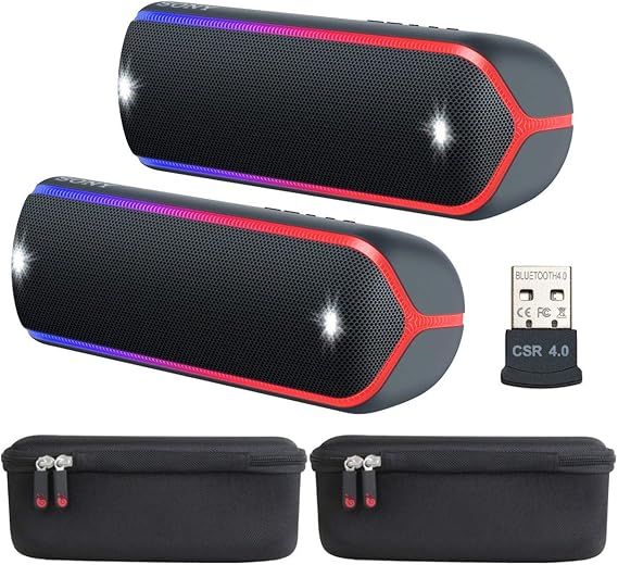 Sony SRSXB32 Extra Bass Portable Bluetooth Speaker, Black