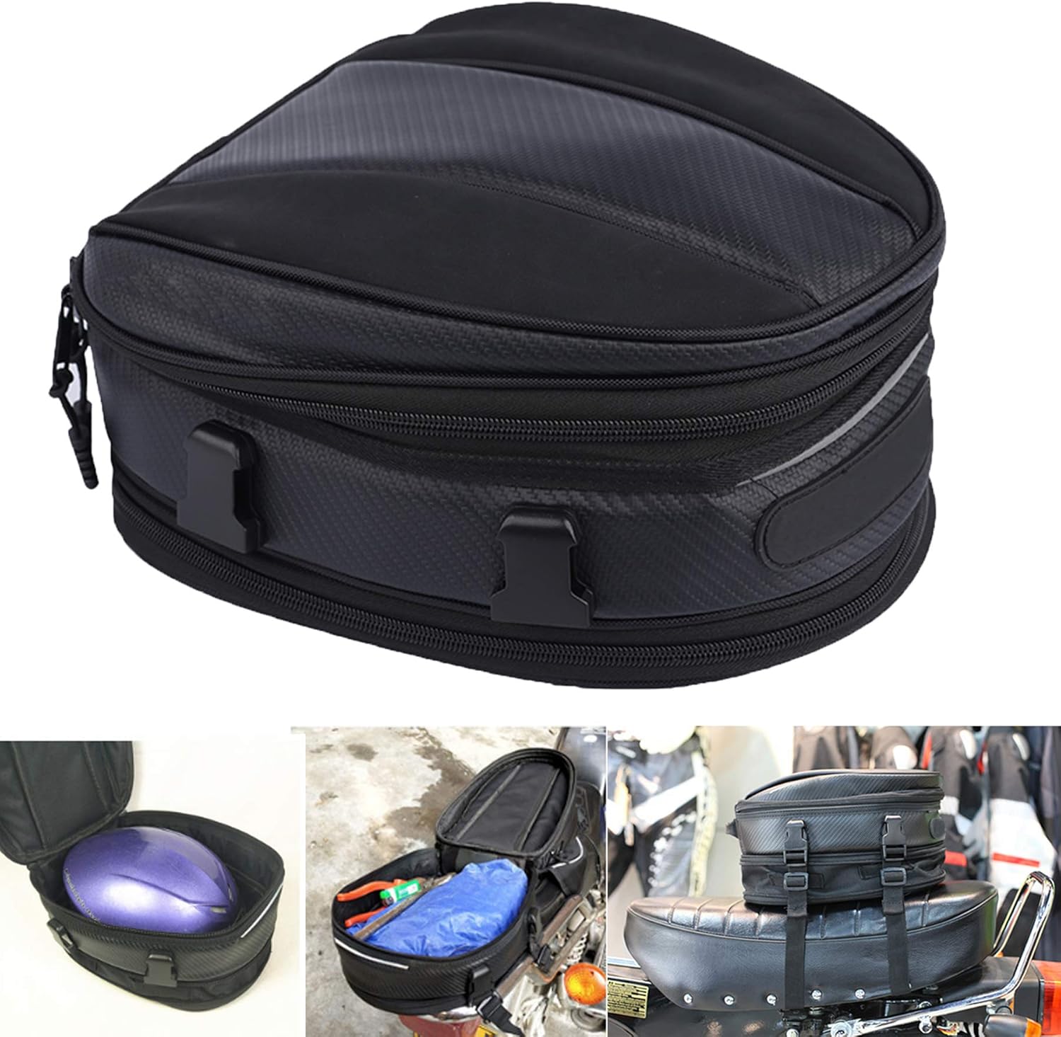 Motorcycle Tail Bag Waterproof Bag Motorbike Saddle Bag
