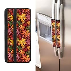 ASQVTIFE Fall Refrigerator Handle Covers Set of 2