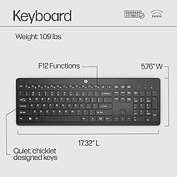 HP 230 Wireless Keyboard - Wireless Connection