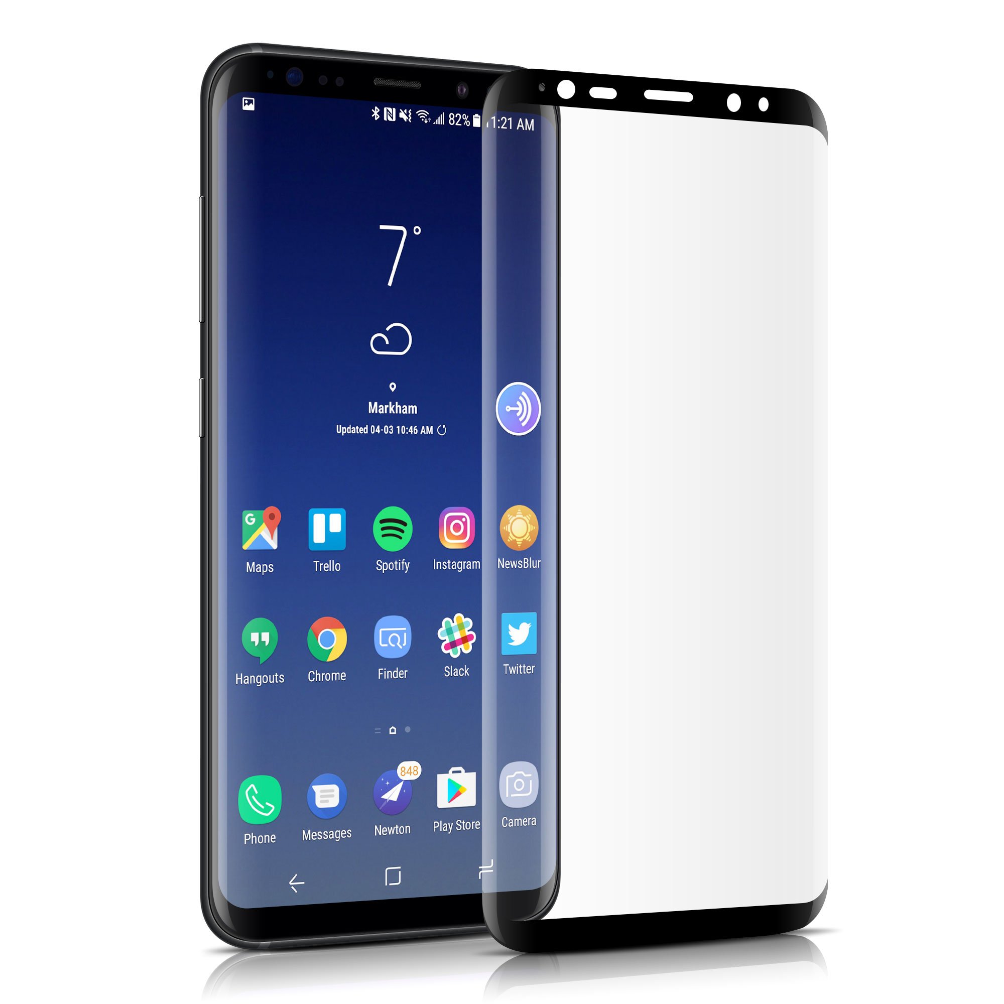 Samsung Galaxy Note 8 Privacy Screen Protector Tempered Glass,VIEE [9H Hardness][No Bubble][Anti Peeping] Privacy Tempered Glass (Note 8 Black)