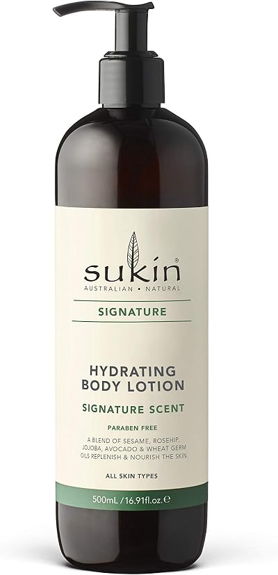 Sukin Signature Hydrating Body Lotion 500ml Rosehip Jojoba Shea Butter Vegan