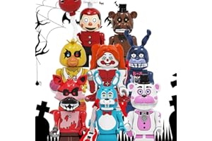 Tanjiro Outfit 8 PCS Action Figure Toys Building Blocks Anime Figures Set for Kids Boys Girls Birthday (Colourful C)