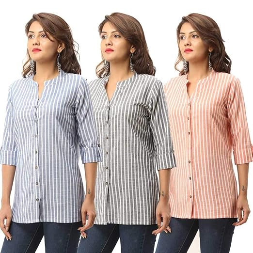 formal cotton shirts for womens