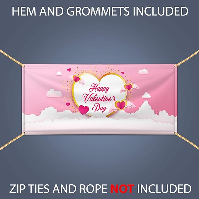 Outdoors Office 15 X 36 Bannerbuzz Custom Sweet Valentines Day