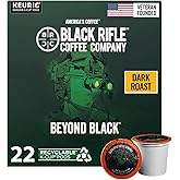 Black Rifle Coffee Company Dark Roast Coffee Pods – 100% Arabica, Bold, Smoky Single-Serve K-Cup Compatible – Veteran-Founded Premium Coffee – Beyond Black – 22 Count