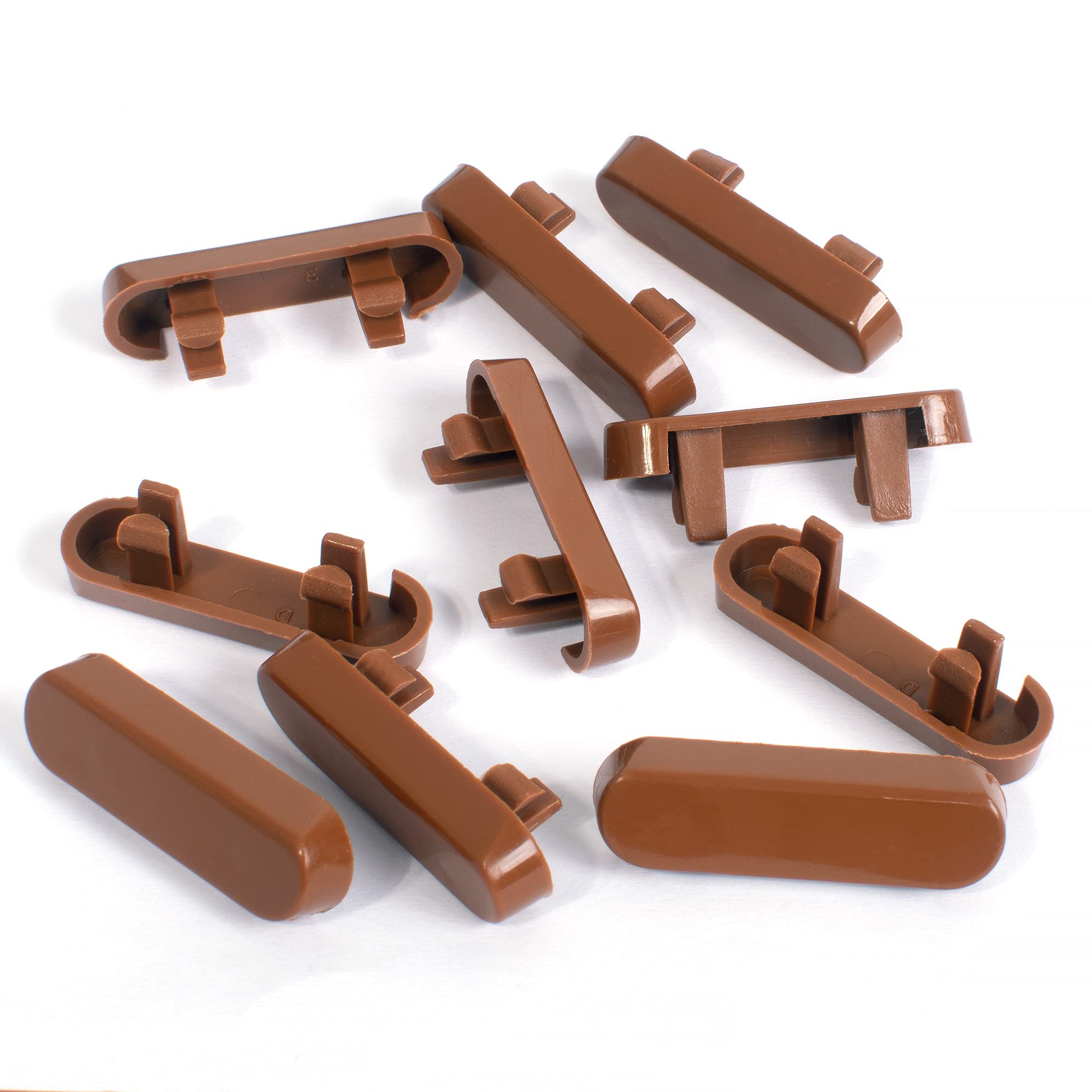 JCP 10 x Tan Window Drainage Cover Caps Weep Hole Covers for UPVC Windows — image 1