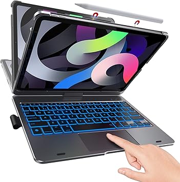 Amazon Com Typecase Touch Ipad Pro 11 Case 2020 With Keyboard Touchpad Magic Keyboard Style Compatible With Apple Pencil Trackpad Smart Backlit Keys Keyboard For Ipad 11 Pro 2020 Graphite Computers Accessories