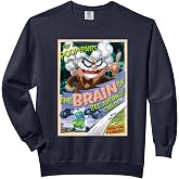 Captain Underpants Prof. P Poopypants Comic T-Shirt Comfort Colors Adult Sweatshirt