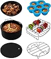 COSORI Set of 6 Fit all 3.7Qt, 4.2Qt Air Fryer, BPA Free, Dishwasher Safe, Nonstick Coating