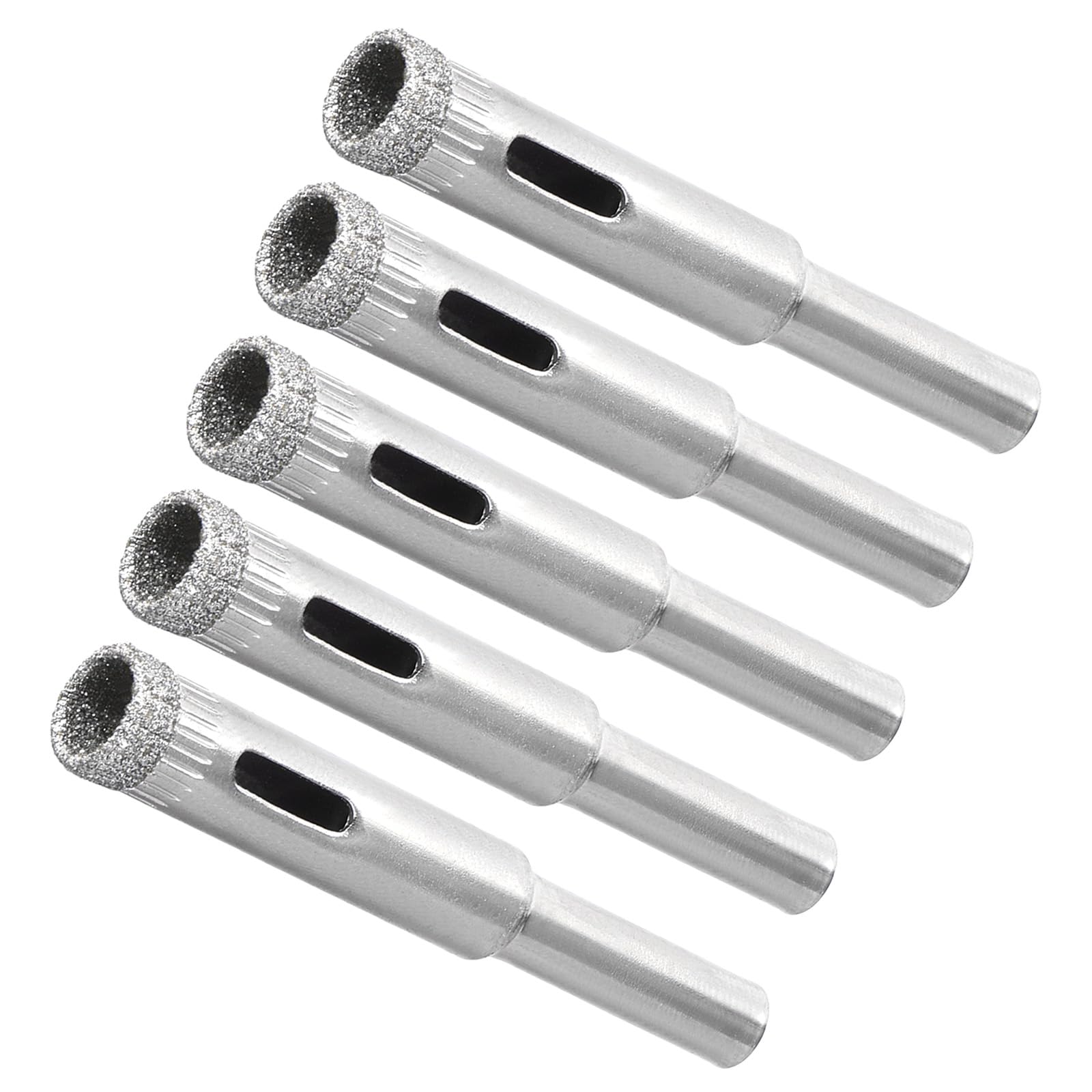 CoCud Diamond Hole Saws Drill Bits, 8mm / 5/16" Drilling Diameter, Nickel Plated Carbon Steel Drill Bit - (Applications: for Glass Ceramic Tiles Marble Stone), 5-Pieces — image 1