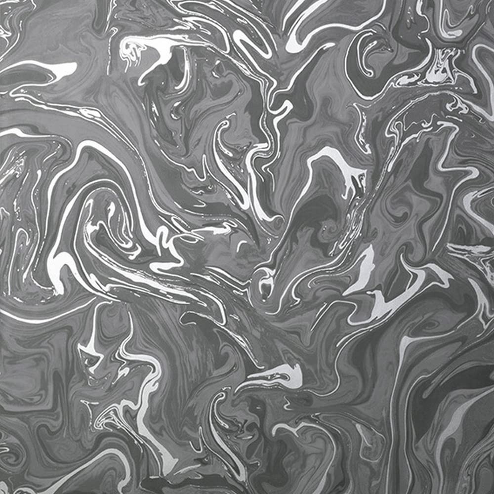 Fine Decor Distinctive Marble Charcoal Grey