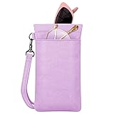FINTIE Double Eyeglasses Pouch with Carrying