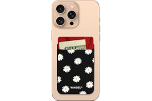 Vandel Pocket – Designer Stick-On Fabric Phone Wallet for Women and Men, Cute Credit Card Holder for Back of Phone and iPhone Case, Stretchy Fabric Adhesive Sleeve for All iPhones and Androids