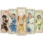 Nickelodeon Avatar: The Last Airbender Panel Wood Wall Decor | Avatar Picture for Kids' Bedroom or Play Room