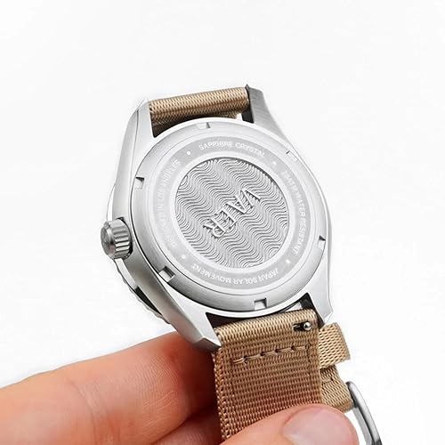 Vaer DS4 Solar Dive Watch for Men Ocean Ready 20 ATM Solar Powered  Perpetual Time Keeping Sapphire Crystal