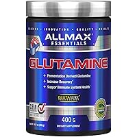 ALLMAX Nutrition - Glutamine Powder - 100% Pharmaceutical Grade - 400 Gram