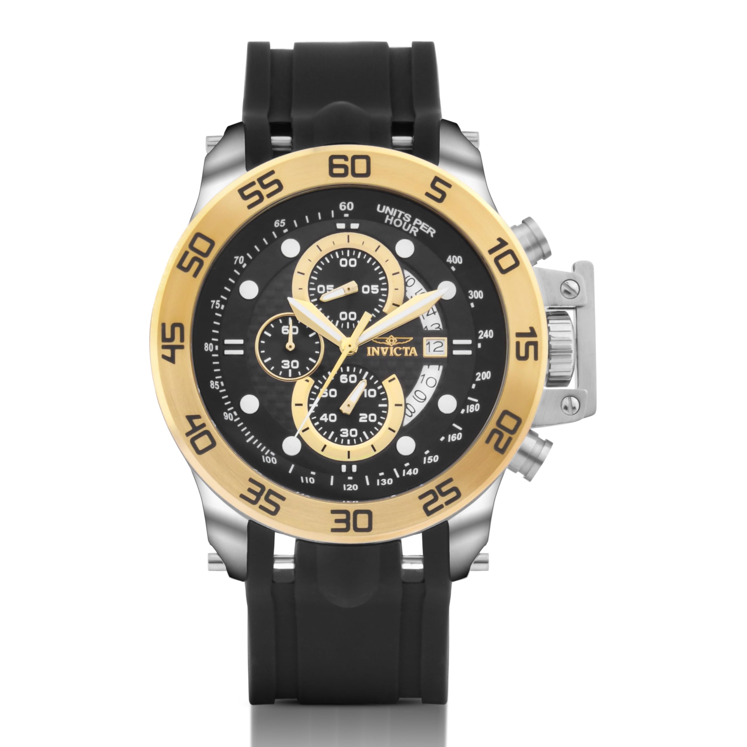Invicta I-Force 19253 Men's Watch - Waterproof - Analogue - Quartz Movement - stainless steel with Black dial - 51mm