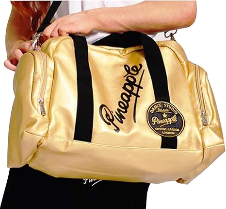 gold dance bag