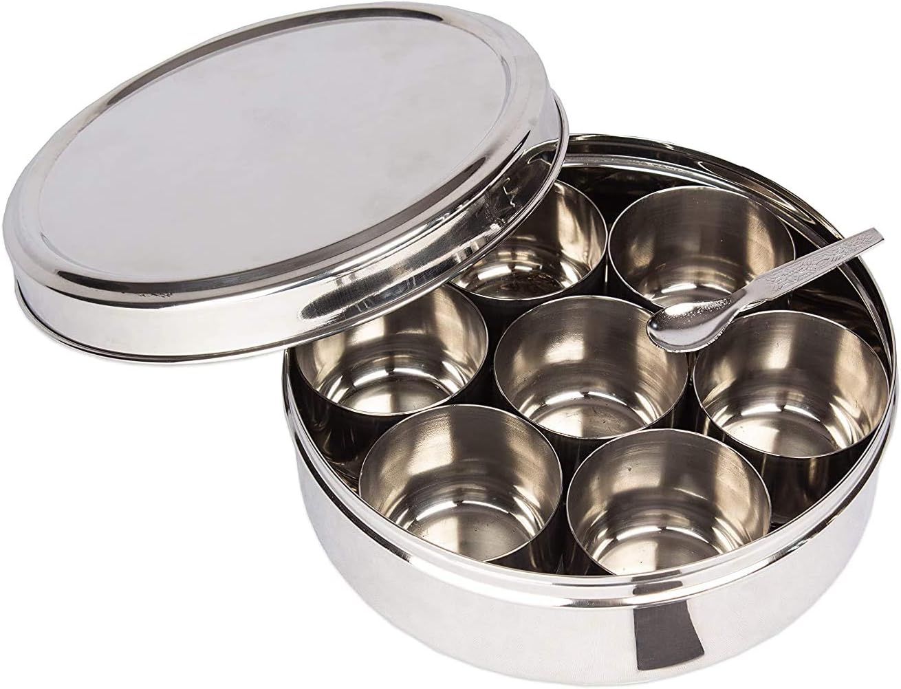 Stainless Steel Kitchen Canister Set 750 ml, 1 Set, Silver Amazon.in