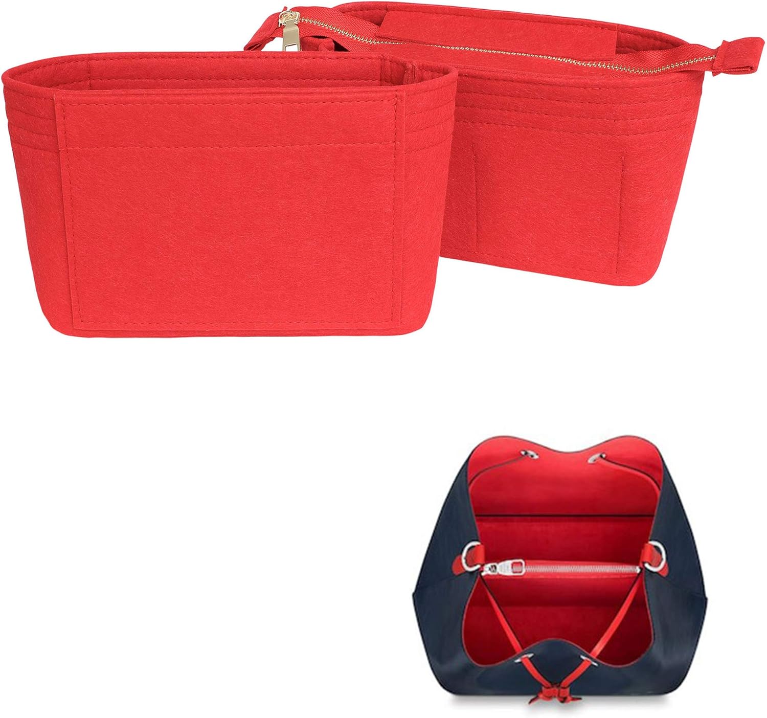 Lv Noe Bag Organizer Bins