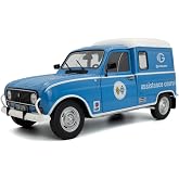 Solido 1:18 Scale Renault 4LF4 Gordini Service Blue 1976 Diecast Model Car S1802209