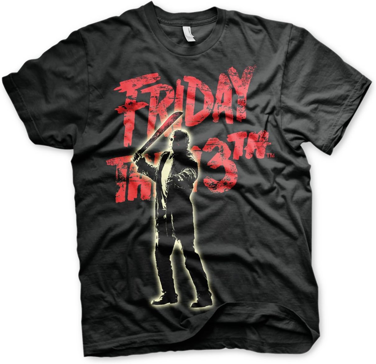 Friday the 13th Officially Licensed Merchandise Jason Voorhees T-Shirt (Black)