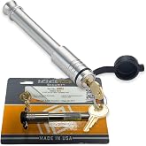 InfiniteRule Security 2.5" Receiver Hitch Lock - Heavy-Duty Stainless Steel Anti-Theft Lock for Trailers, RVs &amp; UTVs - Made in USA