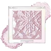 CLIO Prism Highlighter makeup, High Glossy Face Illuminator, Pearl Shimmer Smooth Baked Powder, Glitter Long- Lasting (6 Colors) (06 Violet Ruby, One Size)
