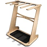 DK Studio Surfboard Storage Rack for 4 Boards with Padding - Freestanding Surfboard Rack, Indoor Storage Display for Home, Surf Shop or Garage - Fits Surfboards, Longboards, Wakeboards & Snowboards