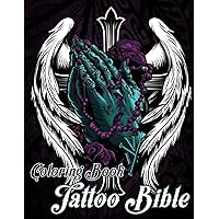 Amazon.com: Tattoo Bible Coloring Book: 30 Beautiful Drawing Tattoo ...
