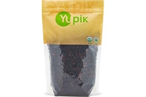 Yupik Organic Currant Raisins, 1 kg, Non-GMO, Kosher, Gluten-Free, Vegan, Whole Dried Fruits, Naturally Sweet, No Added Sugar