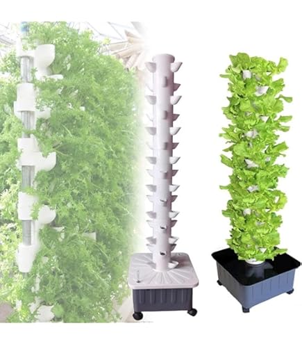 Amazon.com : ZXMT Hydroponics Tower Growing System,Vertical