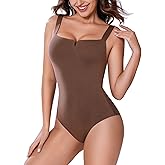 Avidlove Bodysuits for Women Square Neck Shapewear Bodysuit Sleeveless Sexy Body Suits Double Lined Tank Top Outfit