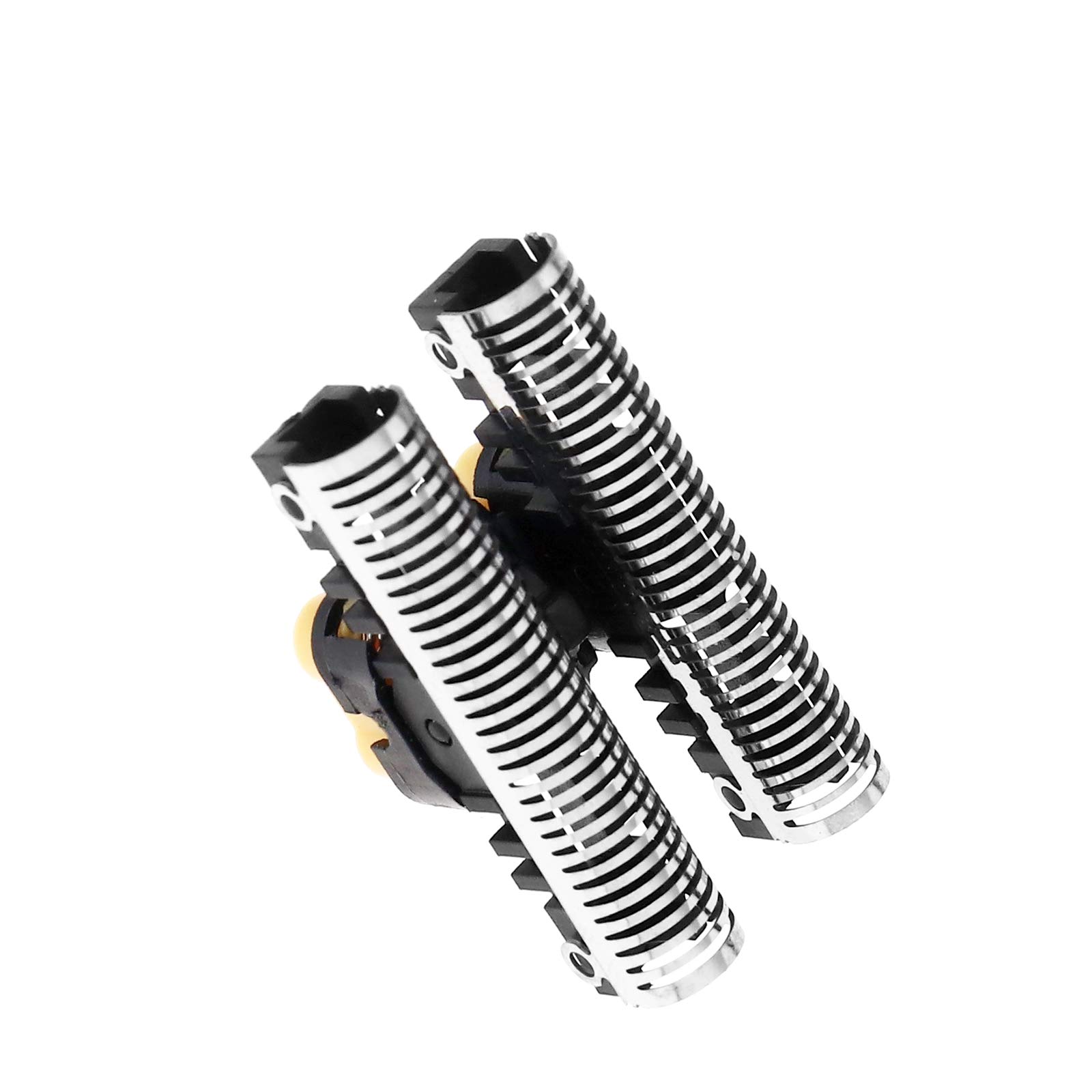 YINETTECH Electric Shaver Replacement Shaver Blade Foil Black Compatible with Braun 3 & 5 Series Black & Sliver