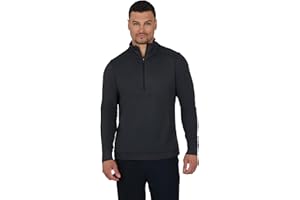 90 Degree By Reflex Soft Half Zip Pullover Long Sleeve Workout Running Shirt for Men