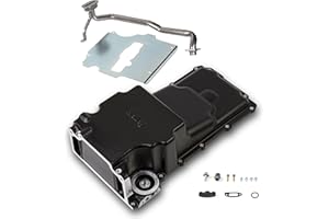 Holley 302-2BK LS Swap Oil Pan - Carbon Black Ceramic - additional front clearance